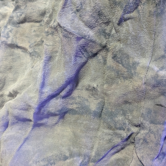 Grey Blue Silk Dress - Picture 6 of 7